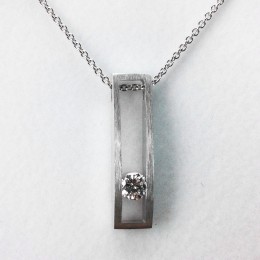 Diamond pendant.
