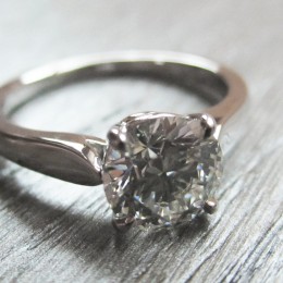 Diamond ring.