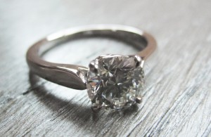 Diamond ring.