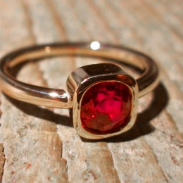 Ruby ring.