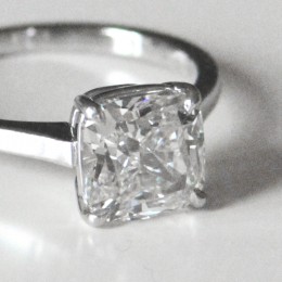 Diamond ring.