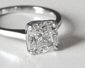 Diamond ring.