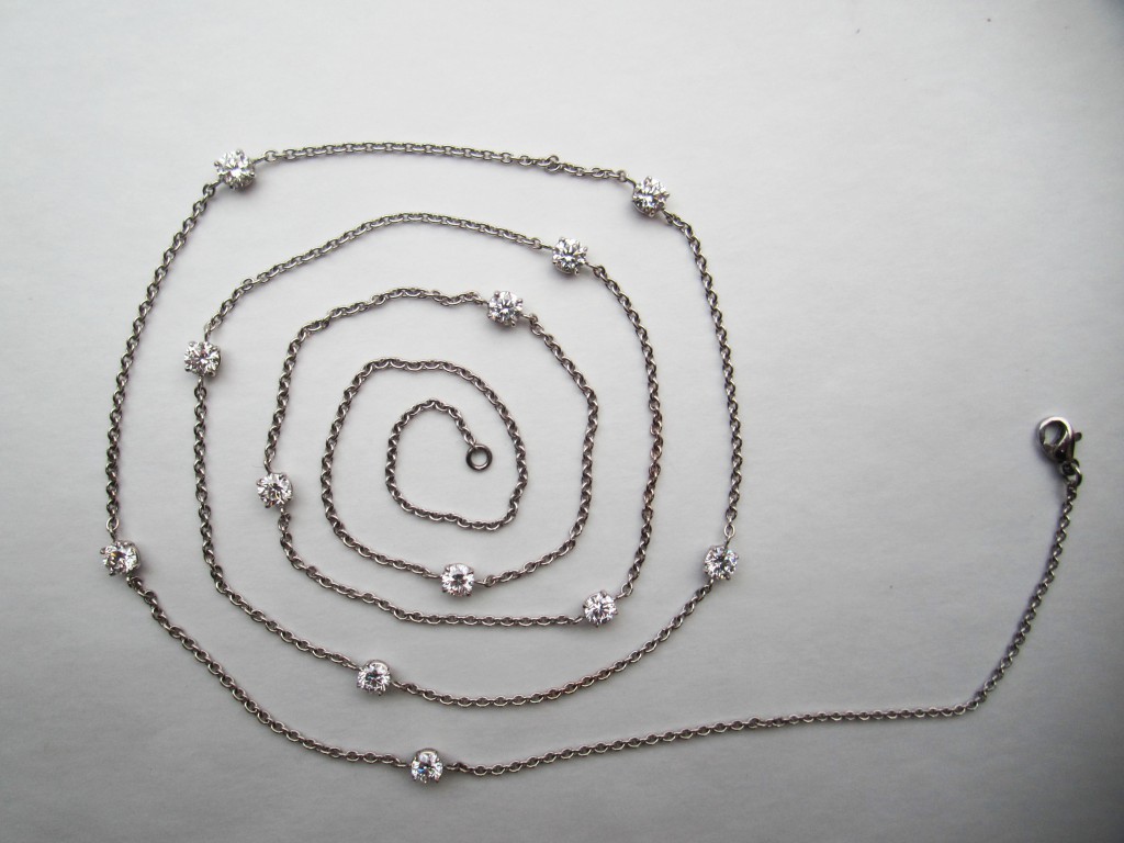 Diamond sautoir (Sold)
