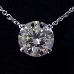 Diamond pendant.