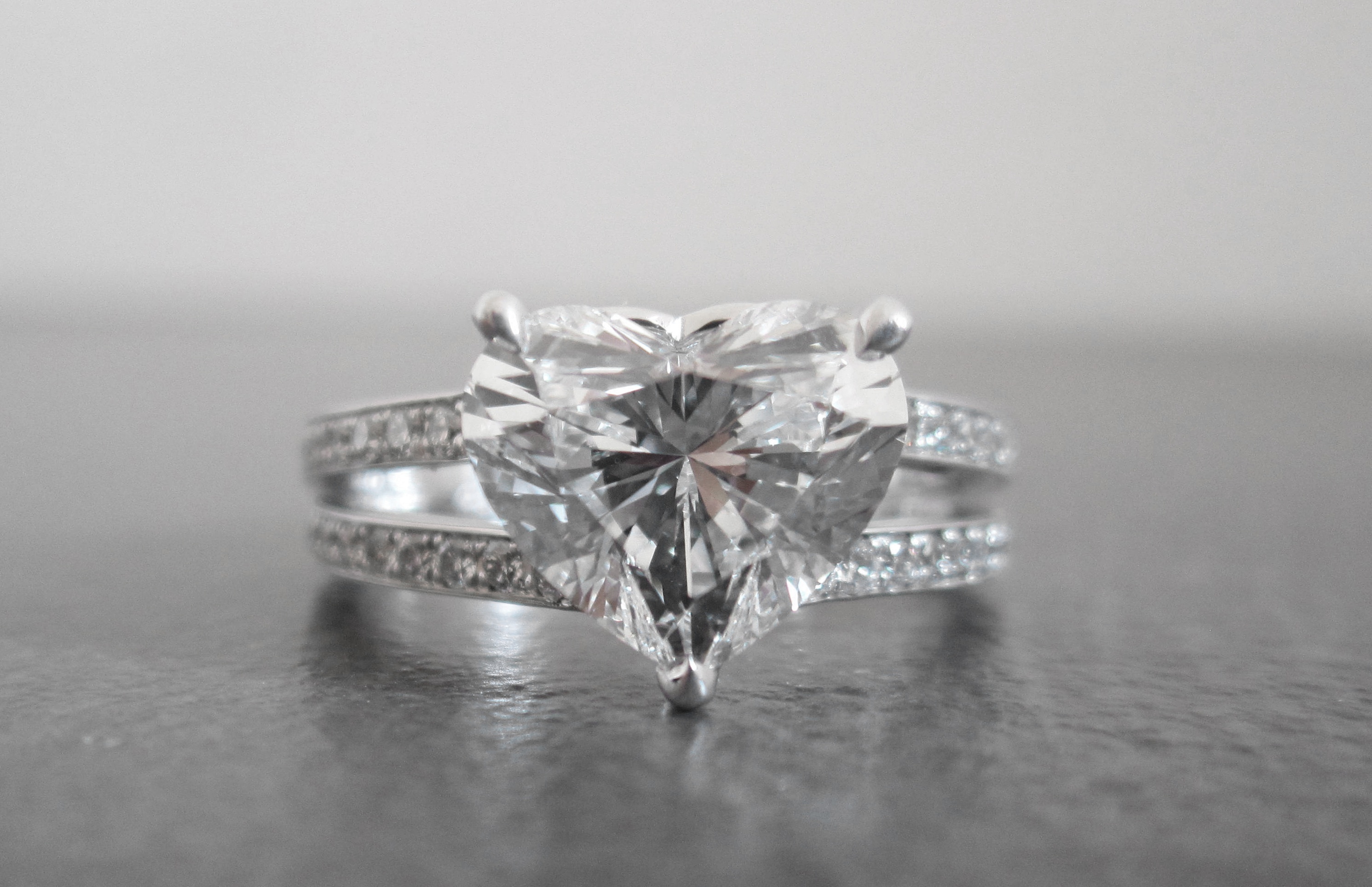 Diamond ring.