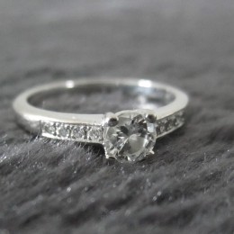 Diamond ring.