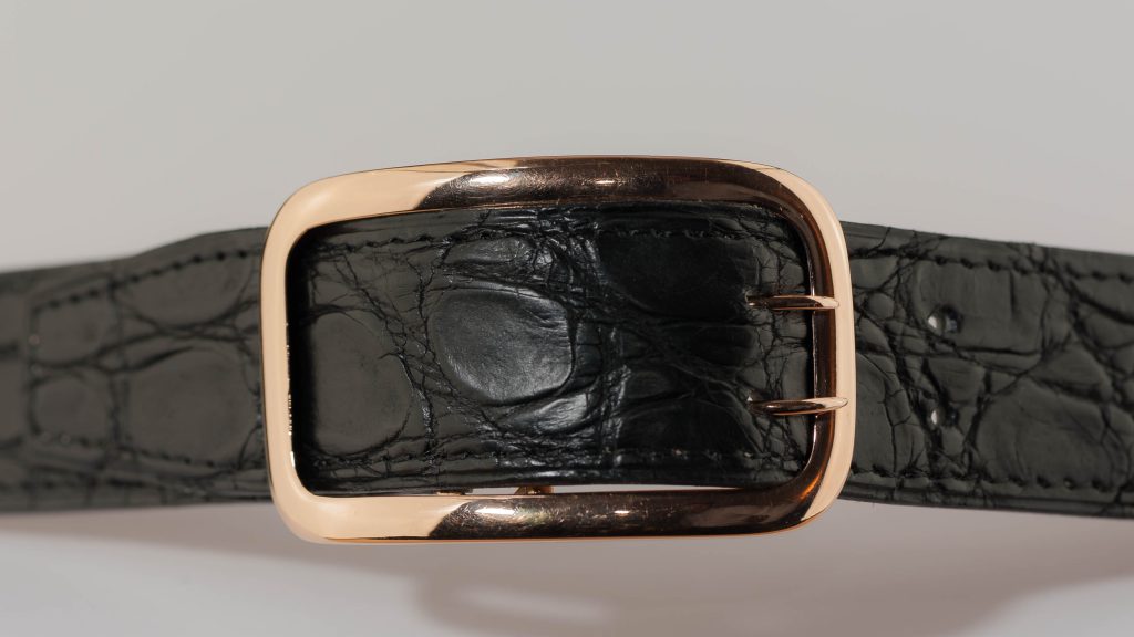 Gold and crocodile belt (Sold)