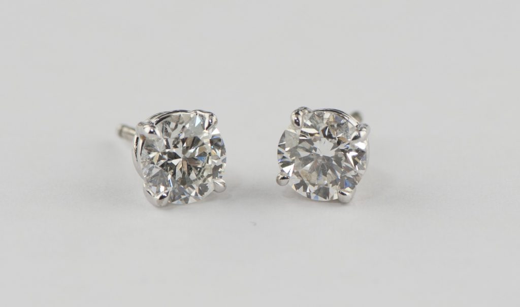 Diamond earrings (Sold)