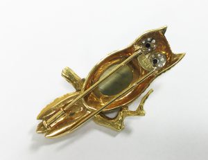 Broche hibou Hermès.