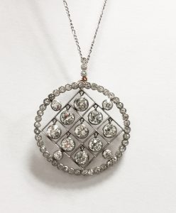 Diamond pendent.