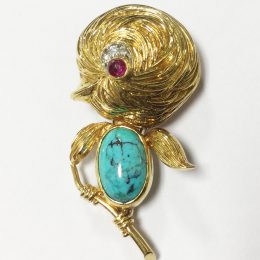 Broche "Poussin" Van Cleef & Arpels.