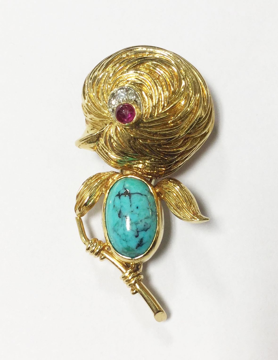 Broche "Poussin" Van Cleef & Arpels.