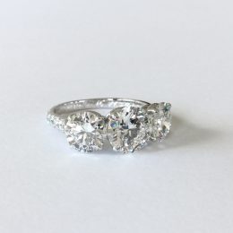 Diamond ring.