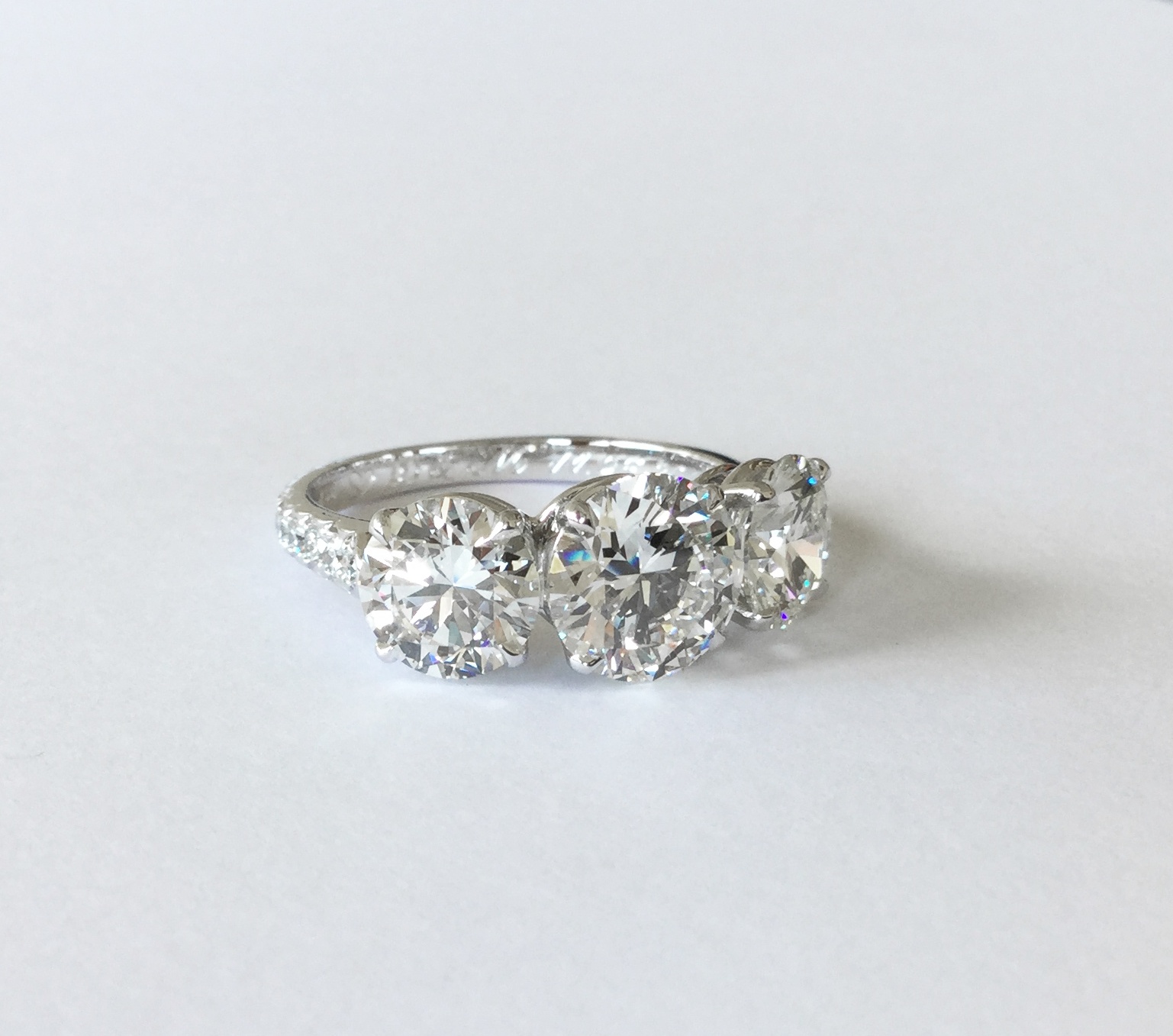 Diamond ring.