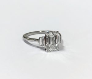 Diamond ring.