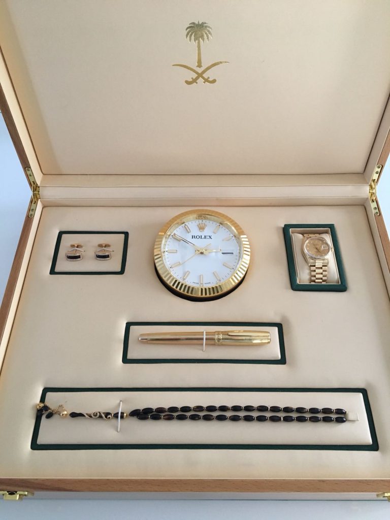 Saudi Arabia royal protocol box (Sold)