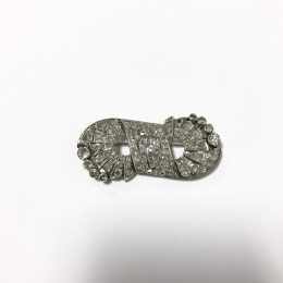 Diamond brooch.