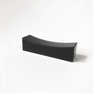 Black jadeite chopsticks rest. 