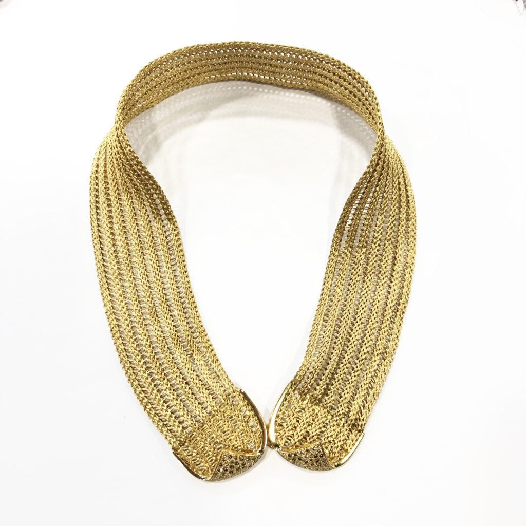 Yellow gold and brown diamond half set, Gübelin (Sold)