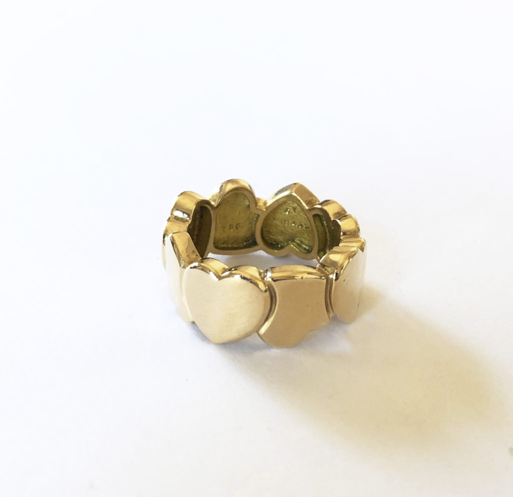 “Heart band” ring, Fred (Sold)