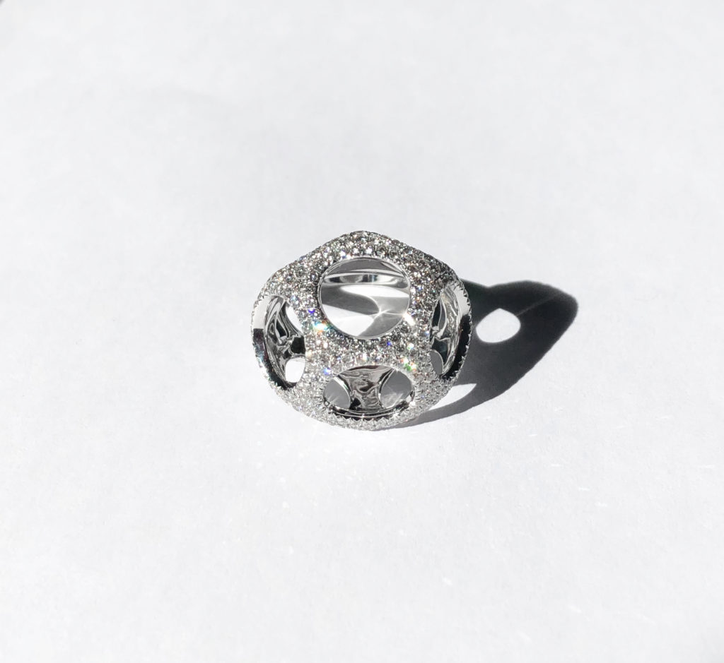 Open work diamond ring (Sold)