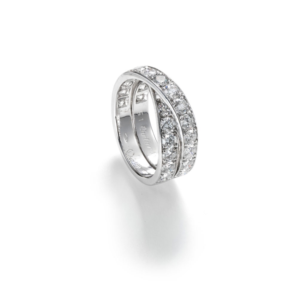 Diamond «Paris Nouvelle Vague» ring, Cartier (Sold)