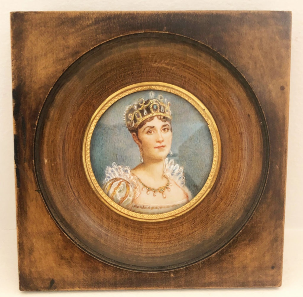 Joséphine and Napoléon ivory paintings (Sold)