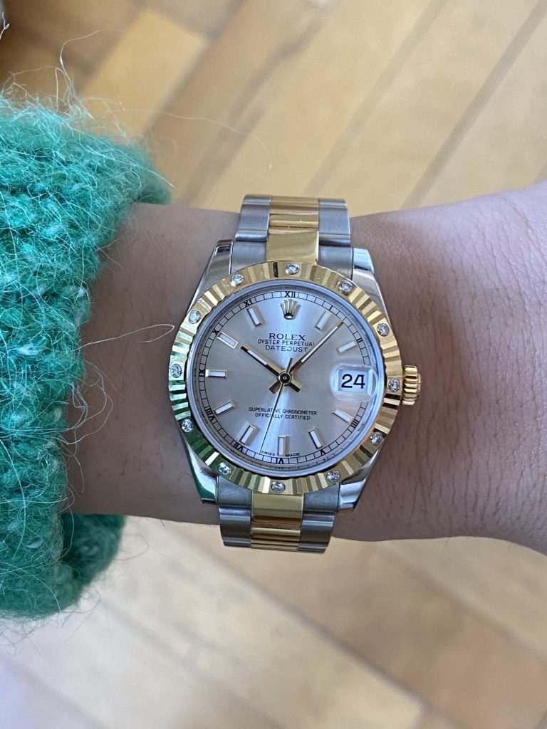 Rolex Lady Datejust diamond steel and gold (Sold)