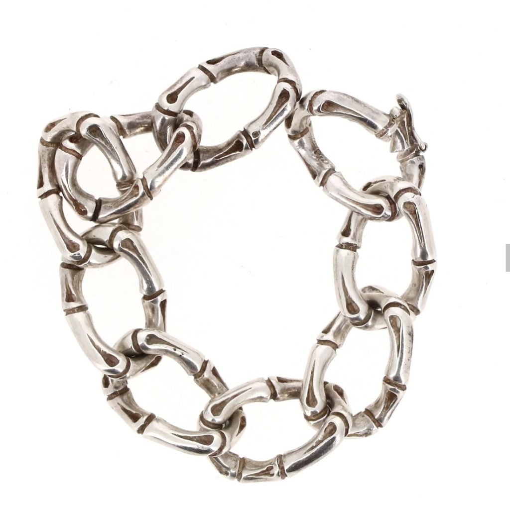 “Bamboo” silver bracelet, Chaumet (Sold)