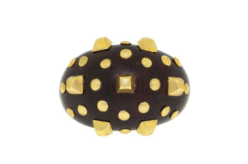 Gold and ebony ring, René Boivin (Sold)