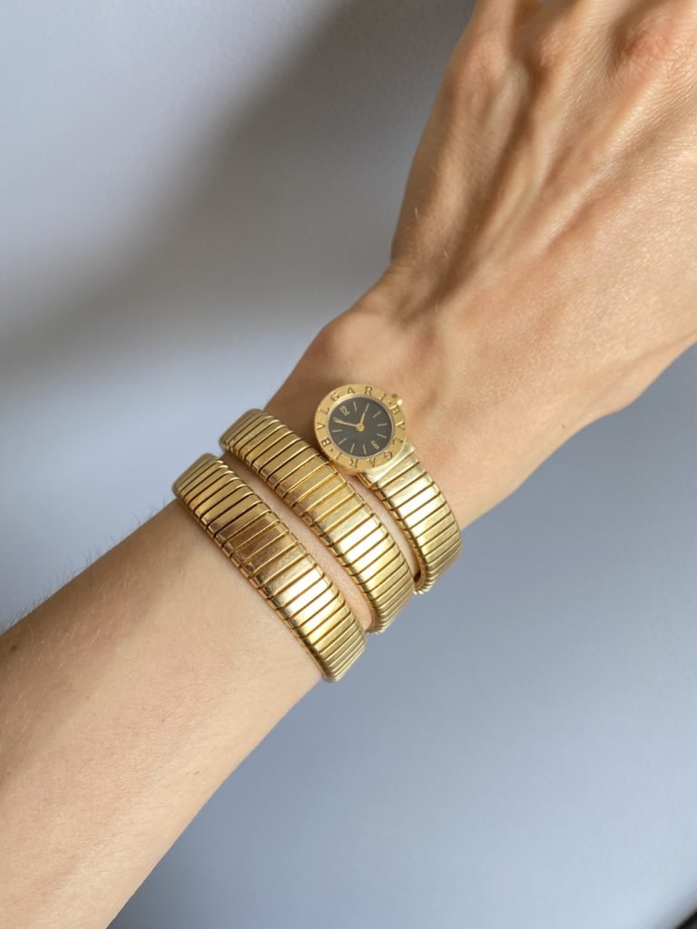 Yellow gold watch, Bvlgari (Sold)