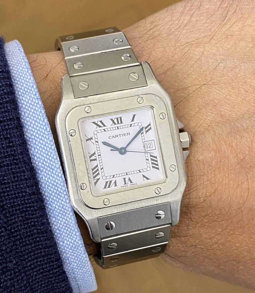 Santos watch, Cartier (Sold)