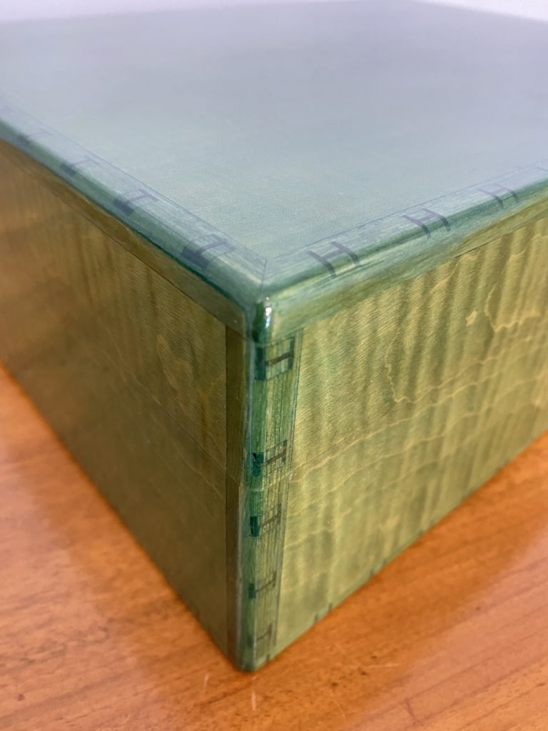 Green sycamore cigar case, Hermès (Sold)