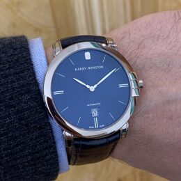 Harry Winston watch Midnight in white gold