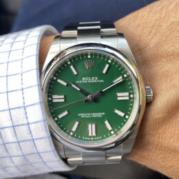 Rolex oyster perpetual  acier 41mm 2022