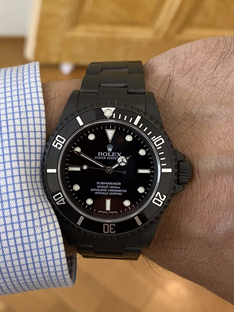 Rolex Oyster Perpetual Submariner black PVD (Sold)