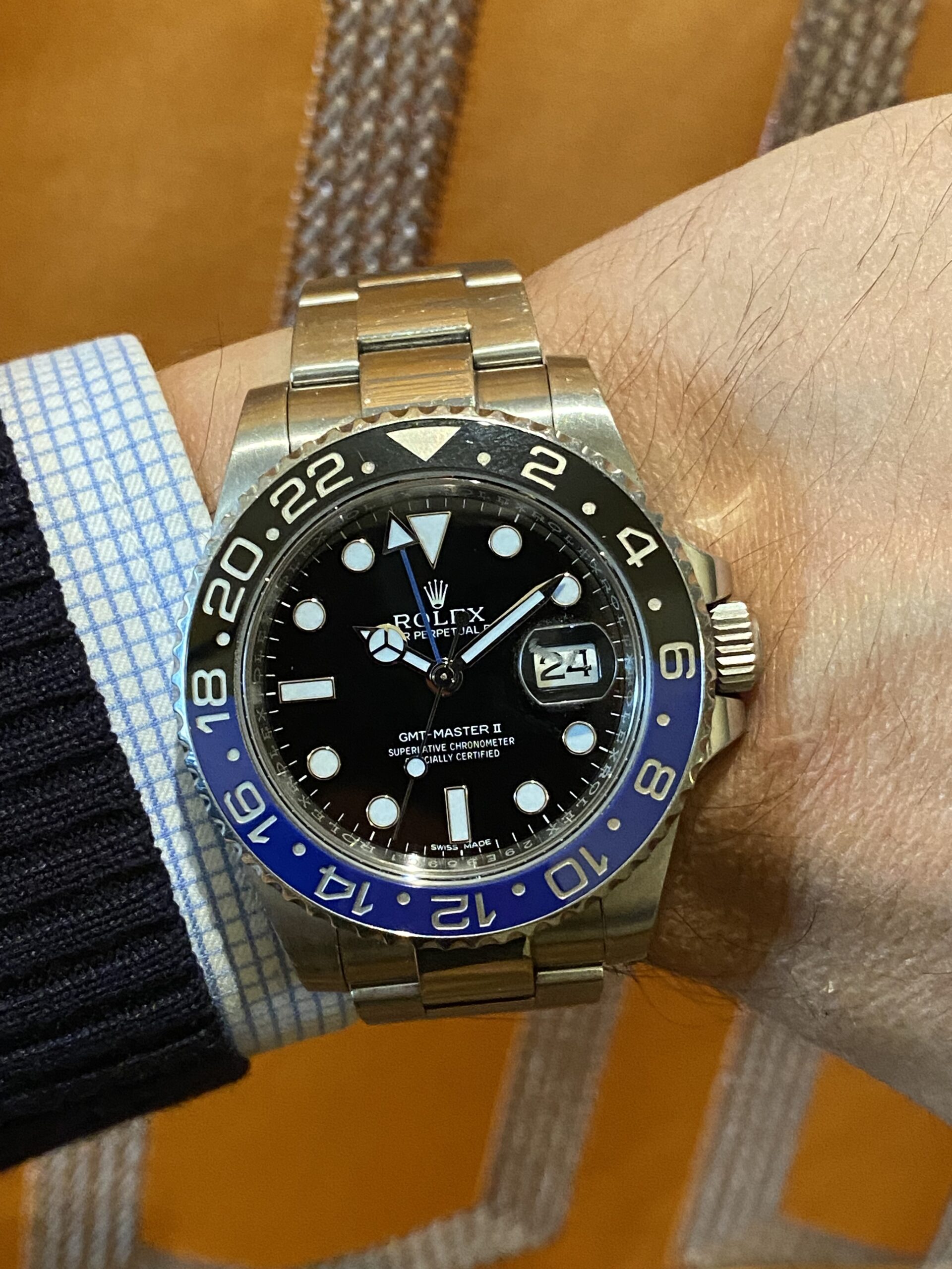 Rolex GMT Master ll "Batman", Ref 116710BLNR 2015
