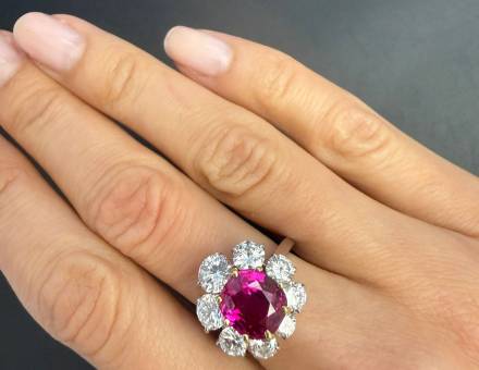 Bague rubis Van Cleef & Arpels